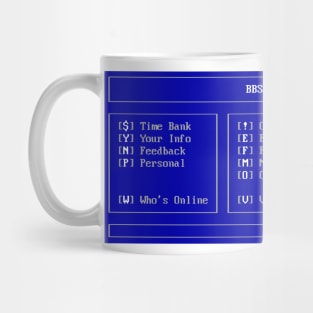 Bulletin Board System Mug